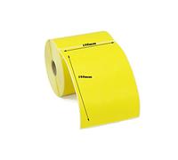 Label Metrics 2,000 100mm x 150mm Yellow Direct Thermal Labels