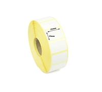 Label Metrics - 25mm x 15mm Semi Gloss Labels/Stickers. for Thermal Transfer Printing. 25mm Core. 2,500 Labels roll. (8 Rolls)