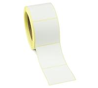Label Metrics - 50.8 x 50.8mm Semi Gloss Labels, Permanent Adhesive. 2k Roll, 76mm core.