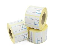 Label Metrics - 58mm x 40mm CAS Compatible Scale Labels. 1 x Roll, 750 Labels. 2 Colour.