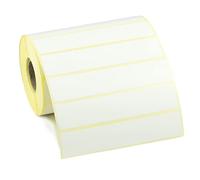 Label Metrics - White Labels 100mm x 20mm 1,000 Thermal Transfer Printer Labels.