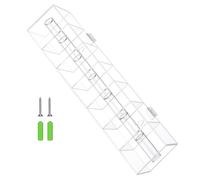 Label Organizers Featuring 7 Slot and Wall Mount Capability for Inventory Control and Retail Applications Dispenser Storage Box Retail Organizers