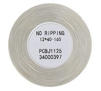 Label Paper Thermal Stickers PVC Material Scratch Resistant Abrasion Resistant No Ink Printing for Clothing Jewelry Kitchens Offices 12x40mm 160 Sheets (Bright Yellow)