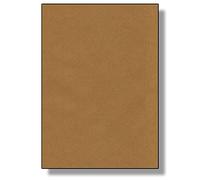 Label Planet® 1 Per Sheet, 10 Sheets (10 Brown Kraft Labels). Brown, Ribbed, Craft Paper Labels. 210 x 297mm, LP1/210 BRK.