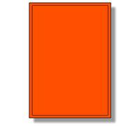 Label Planet® 1 Per Sheet, 10 Sheets (10 Tomato RED Labels), Matt Paper Self-Adhesive A4 Coloured Multi-Purpose Paper Stickers for Laser/Inkjet Printers, UK LP1/199C, 199.6 x 289.1 MM, for Printing