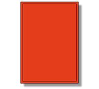Label Planet® 1 Per Sheet, 250 Sheets (250 Crimson RED Labels). Coloured Paper Labels, 199.6 x 289.1mm, LP1/199 C.