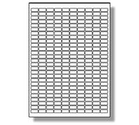 Label Planet® 270 Per Page/Sheet, 250 Sheets (67500 Sticky Small Micro Labels), White Blank Matt Plain A4 Stickers, for Laser/Copier or Inkjet Printer, UK LP270/18, 17.8 x 10 MM, General/All Purpose