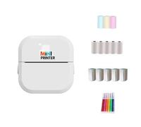 Label Printer for Student Homework Sticker Paper | OCR Technology, Text Editing, Rechargeable Battery, Sticker Paper, Student Homework, Lightweight Design