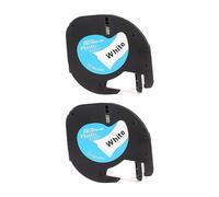 Label Printer Tape 2 Pieces Label Maker Tape Multipurpose Oil Resistant