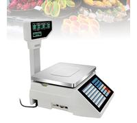 Label Printing Scales, Digital Weight Price Scale, Electronics Barcode Scale Cash Register, Commercial Digital Food Weight Scale (Machine)
