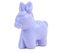 Label Provence Nature - French Novelty Soap - Donkey Shaped with Organic Donkey Milk - For Body Wash or Decoration - Lavender Fragrance - 145g