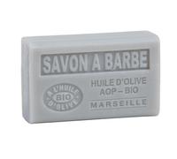 Label Provence Nature Savon de Marseille - French Shaving and Bath Soap for Men - Savon a Barbe - Aloe Vera Olive Oil and Shea Butter Cleansing Bar - Cinnamon Fragrance - 125g