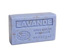 Label Provence Nature Savon de Marseille - French Soap Made With Pure Organic Olive Oil and Shea Butter - Crushed Lavender Fragrance - 125 Gram Bar