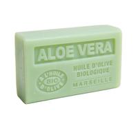 Label Provence Nature Savon de Marseille - French Soap Made With Pure Organic Olive Oil and Shea Butter - Aloe Vera Fragrance - 125 Gram Bar