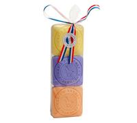Label Provence Savon de Marseille - French Soap Made With Fresh Organic Donkey Milk - Various Fragrances - 110 Gram Bar Gift Pack - Set of 3