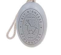 Label Provence Savon de Marseille - French Soap on a Rope Made With Fresh Organic Donkey Milk - Lotus Flower Fragrance - 175 Grams