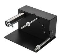 Label Rewinder, Automatic 180MM Rewinding Machine for Various Printers, Two-Way Synchronization, Speed Adjustment, Core Size 40MM -No Paper Tube