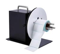 Label Rewinder Machine, 1-3 Inch Two-Way Rewinding, Adjustable Speed 1-8 Inches/Second, Synchronized with Printer, 185mm Baffle Diameter, Compatible with 25-76mm Paper Core