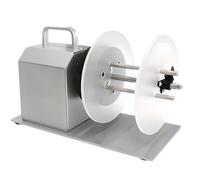 Label Rewinder Machine, 90mm/120mm Label Width, Adjustable Speed 1-10 IPS, Bidirectional Rewind, Auto Sync, Perfect for Warehouses & Offices, Efficient Labeling Solution