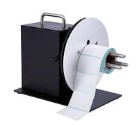 Label Rewinder Machine, Two-Way Operation, Adjustable Speed 1-8 Inches/Second, Compatible with Printers, 185mm Baffle Diameter, for 25-76mm Paper Core