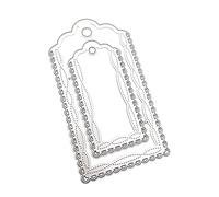 Label Tag Metal Cutting Die Stencil Scrapbooking Album Paper Card Template Mold Embossing Craft Decoration Metal Cutting Dice