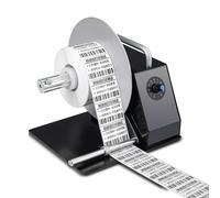 Label Tags Rewinder, 180mm Automatic Label Rewinder Machine, 0-100mm/S Rewinding Speed Adjustable, Automatic Pressure Lever Adjustment，for 20-110mm Paper Core