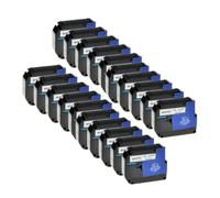 Label Tape 10 20 Pack Compatible With M K231 MK221 M 231 PT 45M PT 90 PT 70BM PT 70 PT M95 9mm 12mm Black On White(20PK)