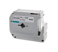 Label Tape 9mm Black On Silver MK-921 Compatible with M Tape Label Maker