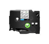 Label Tape Compatible With Brother PT-P700 D400 TZ-S241 TZe-S231 S131 S631 12mm Black On White