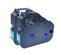 Label Tape LB-200BK Compatible with C-210E C-200E C500T C580T C100T 510T Mark1pro M-1std M-1pro M-1proll M-1prollc MK2600 MK250O MK2100(LB-200BK 2pcs)