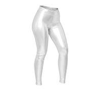 Labela® Kids & Adults Wet Look Metallic Leggings Shiny Disco Full Length Stretch Tights for Girls Women Dance Party and Festival Fancy Dress