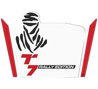 labelbike - 3D Sticker for Motorcycle Windshield Decoration and Protection Compatible with Yamaha Tenere 700 Rally Edition from 2022