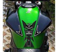 labelbike - 3D Sticker Motorcycle Fuel Tank Pad Protection and Decoration in Resin compatible with KAWASAKI Z 800 Z800 - Carbon Color