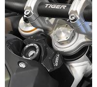 labelbike - 3D Sticker Motorcycle Ignition Key Zone Protection and Decoration in Resin compatible with Triumph Tiger 850 Sport 2021 Color Carbon Black