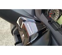 labelbike - 3D Sticker Motorcycle Scooter Handlebars Protection and Decoration in Resin Compatible with Suzuki Burgman 400 2017-2025 - Carbon Color