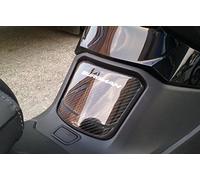 labelbike - 3D Sticker Motorcycle Scooter Tank Door Decoration and Protection in Resin Compatible with Burgman 400 2017-2025 - Carbon Color