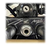 labelbike - 3D Sticker Motorcycle Steering Fork Plate Protection and Decoration in Resin compatible with Honda Africa Twin 1000-1100 all Models