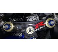 labelbike - 3D Sticker Motorcycle Steering Fork Plate Protection and Decoration in Resin compatible with Suzuki 600 GSXR 2004-2005