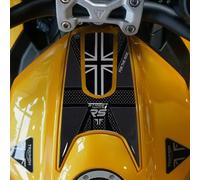 labelbike - 3D Sticker Motorcycle Tank Pad Decoration and Protection in Resin Compatible with Triumph Street Triple 765 RS 2023-2024 - Color Carbon Black