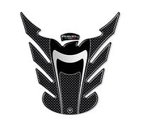 labelbike - 3D Sticker Motorcycle Tank Pad Protection and Decoration Compatible with Ducati DIAVEL - Color Carbon Black