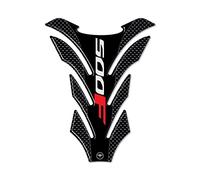 labelbike - 3D Sticker Motorcycle Tank Pad Protection and Decoration in Resin Compatible with Honda CB 500 F CB500 - Color Carbon Black