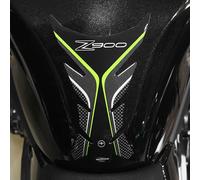 labelbike - 3D Sticker Motorcycle Tank Pad Protection and Decoration in Resin Compatible with Kawasaki Z900 - Color Carbon Green