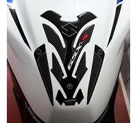 labelbike - 3D Sticker Motorcycle Tank Pad Protection and Decoration in Resin Compatible with Suzuki GSXS GSX-S Carbon