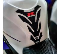 labelbike - 3D Sticker Motorcycle Tank Pad Protection and Decoration in Resin Compatible with Suzuki GSX-R - Black Color