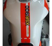 labelbike - 3D Sticker Motorcycle Tank Pad Protection and Decoration in Resin Compatible with Yamaha XSR 900 2022-2025 Red Color