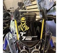 labelbike - 3D Sticker Motorcycle Windshield Protection and Decoration in Resin compatible with Yamaha Tenere 700 World Raid - Color Icon Blue