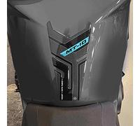 labelbike - 3D Sticker Tank Pad Motorcycle Decoration and Protection in Resin Compatible with Yamaha MT-10 SP 2022-2023 - Color Carbon Black Cyan