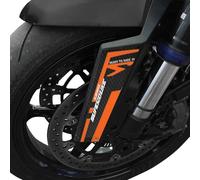 labelbike - 3D Stickers Decorations and Protections of the Mudguard Fork Protectors Motorcycle compatible with KTM 1390 Super Duke R 2024 - Color Orange