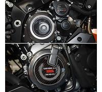 labelbike - 3D Stickers Motorcycle Carter Protection and Decoration in Resin Compatible with Suzuki GSX-S 950 Motorcycles of 2021 - Carbon Color