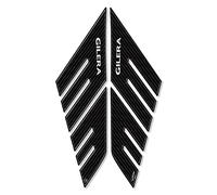 labelbike - 3D Stickers Motorcycle Passenger Foot Side Zone Protection and Decoration in Resin compatible with GILERA GP800